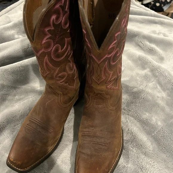 Ariat Brown Leather Boots - Picture 1 of 6